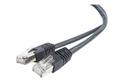 Nettverkskabel - Gembird patch cable - 50 cm - black - Svart - 0.5m - PP22-0.5M/BK