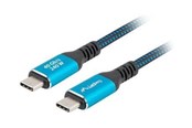 USB - Lanberg - USB-C cable - 24 pin USB-C to 24 pin USB-C - 2 m - CA-CMCM-45CU-0020-BK