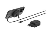 Mobil - Adaptere og ladere - Belkin BoostCharge Pro wireless charging pad - magnetic - + AC power adapter - 15 Watt - WIA011KQBK