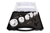 Bormaskin & Bits - Makita hole saw set - for wood metal plastic aluminium non-ferrous metal plywood steel softwood hardwood copper brass mild steel plasterboard - 6 pieces - 0088381423731