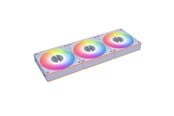 Kabinettvifte - Lian Li UNI FAN CL Wireless Reverse Fan 3-Pack - Kabinettvifte - 120mm - Hvit med RGB-lys - 12RCL1W3W