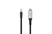Nettverkskabel - DIGITUS USB-C 3.2 Gen1 to RJ45 Adapter - 2m - Svart - AK-300601-020-S