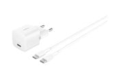 Mobil - Adaptere og ladere - Belkin BoostCharge power adapter - PPS technology - 24 pin USB-C - 25 Watt - with USB-C cable (1m) - WCA012KQ1MWH-B6