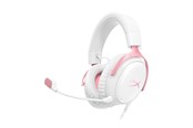 Spill - Tilbehør - HyperX Cloud III White/Pink Gaming Headset - Wired Headset - Sony PlayStation 4 - 9W1Q4AA