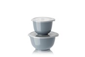 Kjøkkentilbehør - Rosti - Margrethe bowls Set of 2 + lids - Dusty Blue - 29934