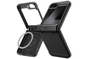 Mobil - Deksel og etui - Spigen Tough Armor Pro MagSafe - black - Samsung Galaxy Z Flip7 FE/Flip 6 - ACS09807