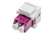 Nettverkskabel - DIGITUS Fiber Optic LC/LC Duplex Coupler - Purpur - DN-96019-1-K