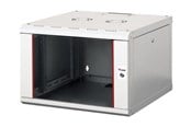 Rackskap - Equip Pro Mount - rack - 600x600 mm with glass door removable and lockable panels assembled - 7U - EPM-07-6060-G-CBAA