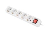 Strømkabel (ekstern) - Lanberg - power strip - with circuit breaker - 2500 Watt - PS1-05F-0150-W