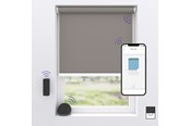 Smarthus - MotionBlinds Wireless Electric Black-Out Rollerblind 90x190cm - Grey - 2019203