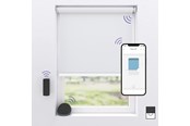 Smarthus - MotionBlinds Wireless Electric Black-Out Rollerblind 90x190cm - White - 2019199
