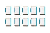 Kabinett tilbehør (kjølepasta mv.) - Lindy USB C Port Blockers 10pcs (Blue) - 40466