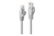 Nettverkskabel - Lindy patch cable - 3 m - grey - Grå - 3m - 48364