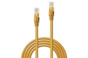 Nettverkskabel - Lindy Cat6 U/UTP Patch Cord - 5m - Gul - 5m - 48065