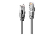 Nettverkskabel - Lindy patch cable - 50 cm - grey - Grå - 0.5m - 45581