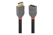 Skjermkabel - Lindy Anthra Line - DisplayPort extension cable - DisplayPort to DisplayPort - 50 cm - 36498