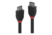 Skjermkabel - Lindy Black Line HDMI cable with Ethernet - 1 m - 36471