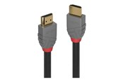 Skjermkabel - Lindy Anthra Line HDMI cable with Ethernet - 7.5 m - 36966