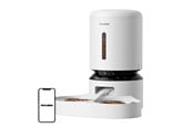 Katt - Petlibro Granary Camera Food Dispenser with Double Bowl 5L White - PL-AF203-36W