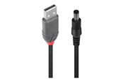 USB - Lindy USB 2.0 Type A to 5.5mm DC Cable - 1.5m - 70268
