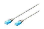 Nettverkskabel - DIGITUS Ecoline patch cable - 1 m - grey - Grå - 1m - DK-1511-010