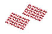 Nettverkskabel - DIGITUS cable colour coding clips - for patch cable - A-CC-R
