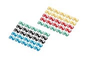 Nettverkskabel - DIGITUS cable colour coding clips - for patch cable mixed (20 pcs. in each) - A-CC-M