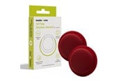 Mobil - Andre tilbehør - Mobile Origin Airtag Sticker Mount A2 - 2 pack - ruby red - MO-ATS-RRED