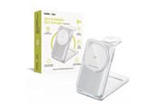 Mobil - Adaptere og ladere - Mobile Origin 3in1 Foldable Qi2 Charger PW8 - silver - MO-FCH-PW8-SLV