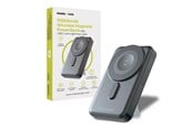 Nødlader - Mobile Origin Wireless Magnetic PowerBank 10000mAh - USB-C and Lightning Cable PB11 Nødlader - Grey - 10000 mAh - MO-WMP-PB11