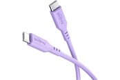 USB - Pro USB-C <-> USB-C - PD 60W - 1.5m - Purpur - USB-kabel - 4040849777455