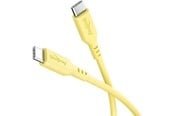 USB - Pro USB-C <-> USB-C - PD 60W - 1.5m - Gul - USB-kabel - 4040849777424