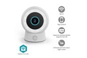 Overvåkningskamera - Nedis SmartLife Outdoor Camera Wi-Fi Spotlight 3MP Full HD 1296p IP65 Cloud Storage (option) / microSD (not included) / Onvif 5 V DC With motion sensor Night vision White - WIFICO14CWT