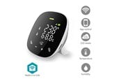 Smarthus - Nedis SmartLife Air Quality Meter Wi-Fi Incl. Display Humidity / Carbon Dioxide (CO2) / Temperature Android™ / IOS White / Black - WIFISA20CBK