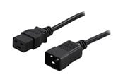 Strømkabel (ekstern) - Deltaco DEL-112NA - power extension cable - IEC 60320 C19 to IEC 60320 C20 - 2 m - DEL-112NA