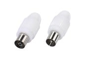 Antennekabler - Vivanco Antenna connectors Coax plug + socket - 4008928480023
