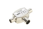 Antennekabler - Vivanco TV 2-way splitter Metal Shielded - 4008928480740