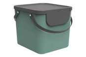 Rengjøring - rotho Albula - recycling bin - 40 L - plastic - mistletoe green - 1034405092WS