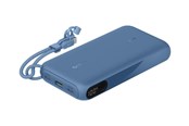 Nødlader - Belkin BoostCharge power bank - with display - 2 x USB-C USB - 20 Watt Nødlader - 20000 mAh - BPB028HQBL