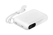 Nødlader - Belkin BoostCharge power bank - with display - 24 pin USB-C - 20 Watt Nødlader - 10000 mAh - BPB027HQWH