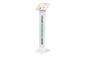 Veggmontering, AV-braketter & AV-møbler - Compulocks Apex BrandMe stand - for tablet - brandable - white - Max - recommended for - 140W209APXW