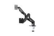 Skjermholder - Gembird Desk mounted adjustable double monitor arm 17"-32" - Svart - MA-DA2-06