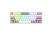 Tastatur - REDRAGON K617-RGB Fizz RGB White/Grey keyboard - Gamingtastatur - Engelsk (USA) - Hvit - K617-RGB