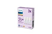 LED-lyspære - Philips LED-lyspære 220lm 1.9W/827 (25W) 3-pack G9 - 929003790593