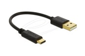USB - DeLOCK - USB-C cable - USB to 24 pin USB-C - 15 cm - 80954