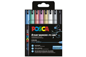 Skrive- & Tegneverktøy - POSCA PC-1MR - 8 pcs - Water-based pigment - Metallic colors - 401653