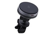 Mobil - Andre tilbehør - Aukey HD-MC13A MagFusion Dash Pro Qi2 Active Cooling Wireless Charging Phone Mount - HD-MC13A
