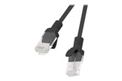 Nettverkskabel - Lanberg patch cable - 2 m - RAL 9004 black - Svart - 2m - PCU5-20CC-0200-BK