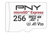 Minnekort - PNY - flash memory card - 256 GB - microSD PCI Express Gen 3x1 UHS-I - P-SDU256P31880EXP-GE