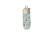 Skoleutstyr - Rice - Plastic Kids Drinking Bottle - Blue Ocean print - 500 mL - PLBOT-OCEB